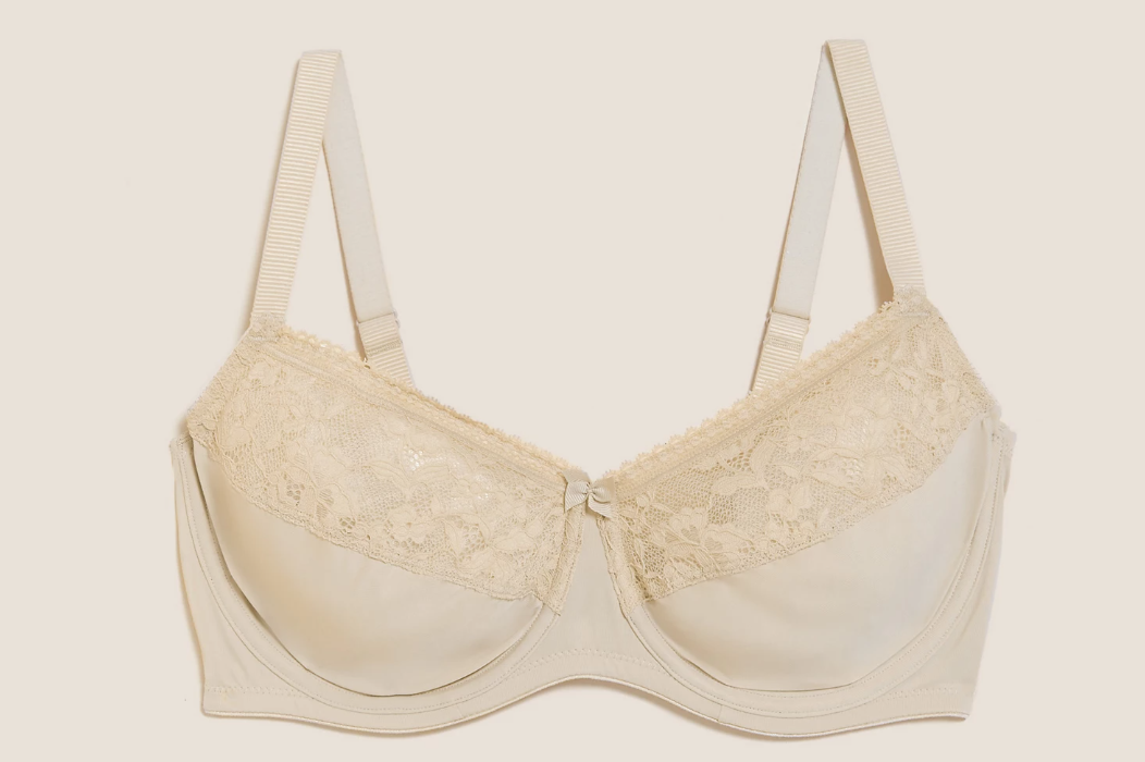 Wired Full Cup Minimiser Bra - Blush