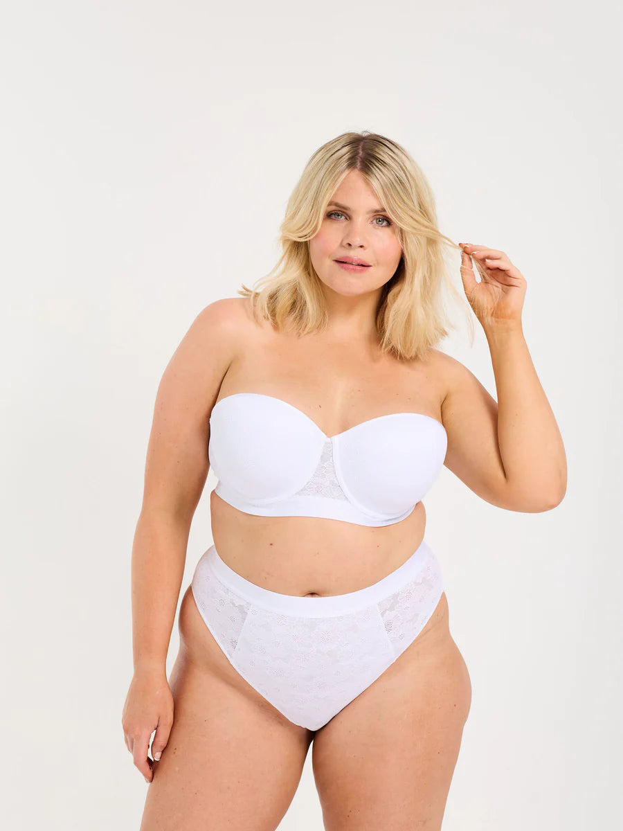 Floral Lace Multiway Strapless Bra