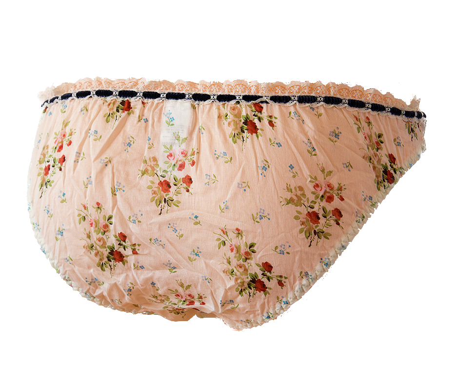 Floral Ivory Full Brief