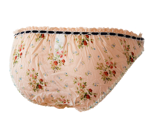 Floral Ivory Full Brief