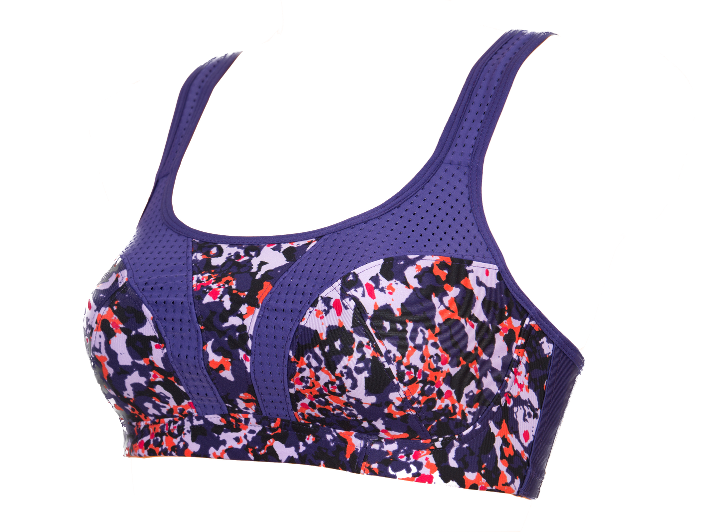 Abstract print Sports Bra