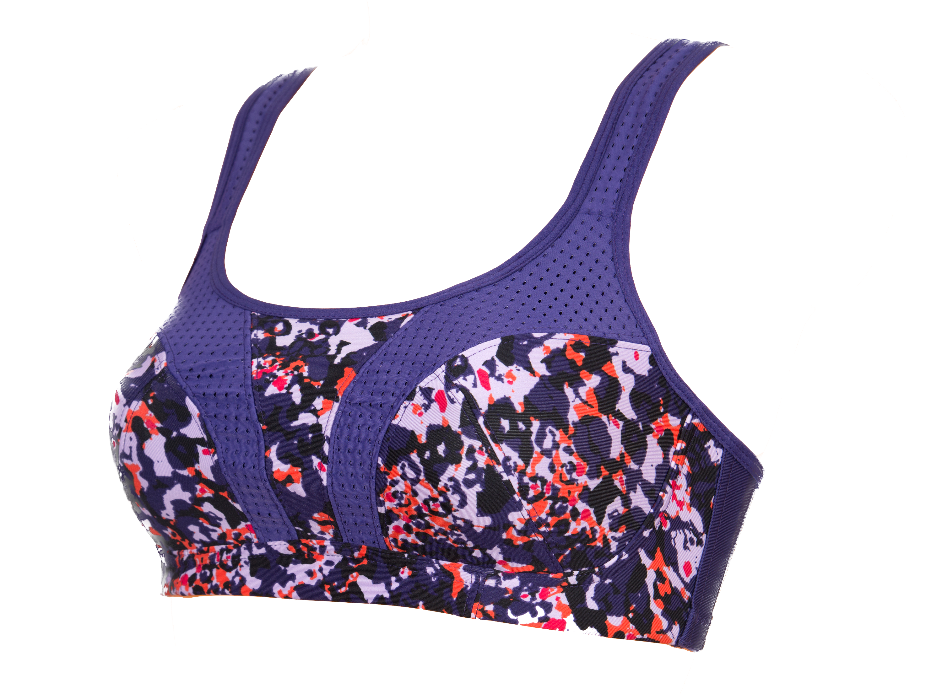 Abstract print Sports Bra