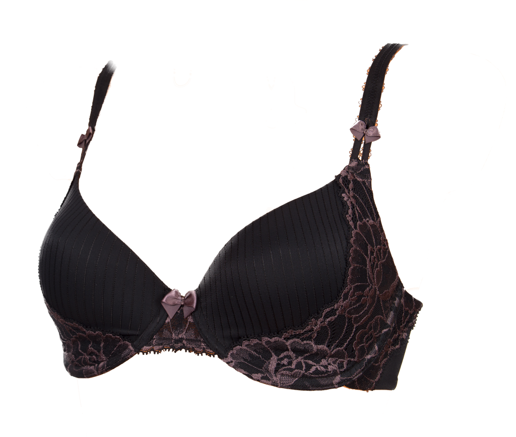 Adored Black Padded Bra
