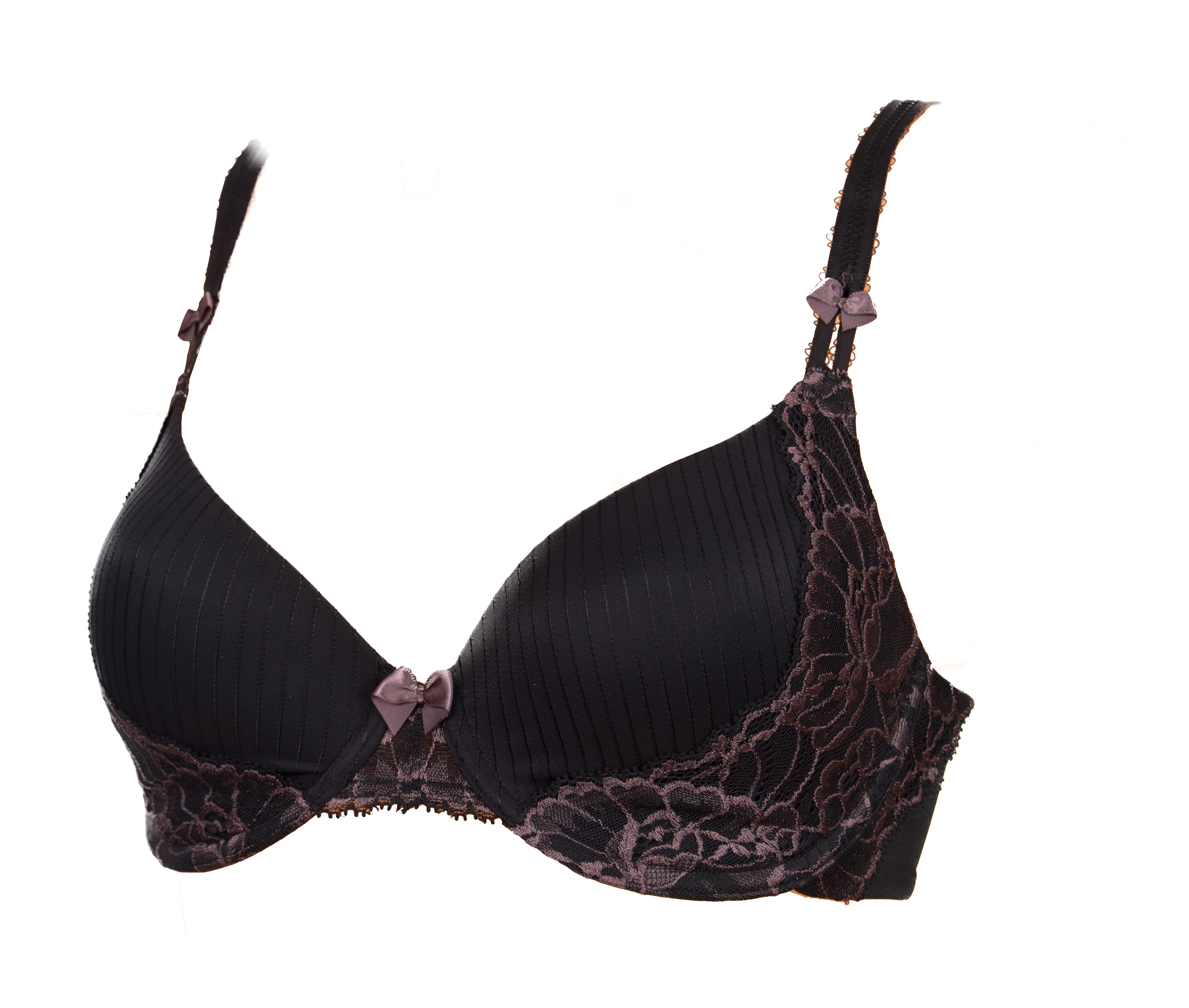 Adored Black Padded Bra