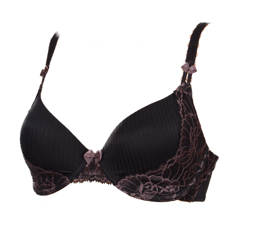 Adored Black Padded Bra