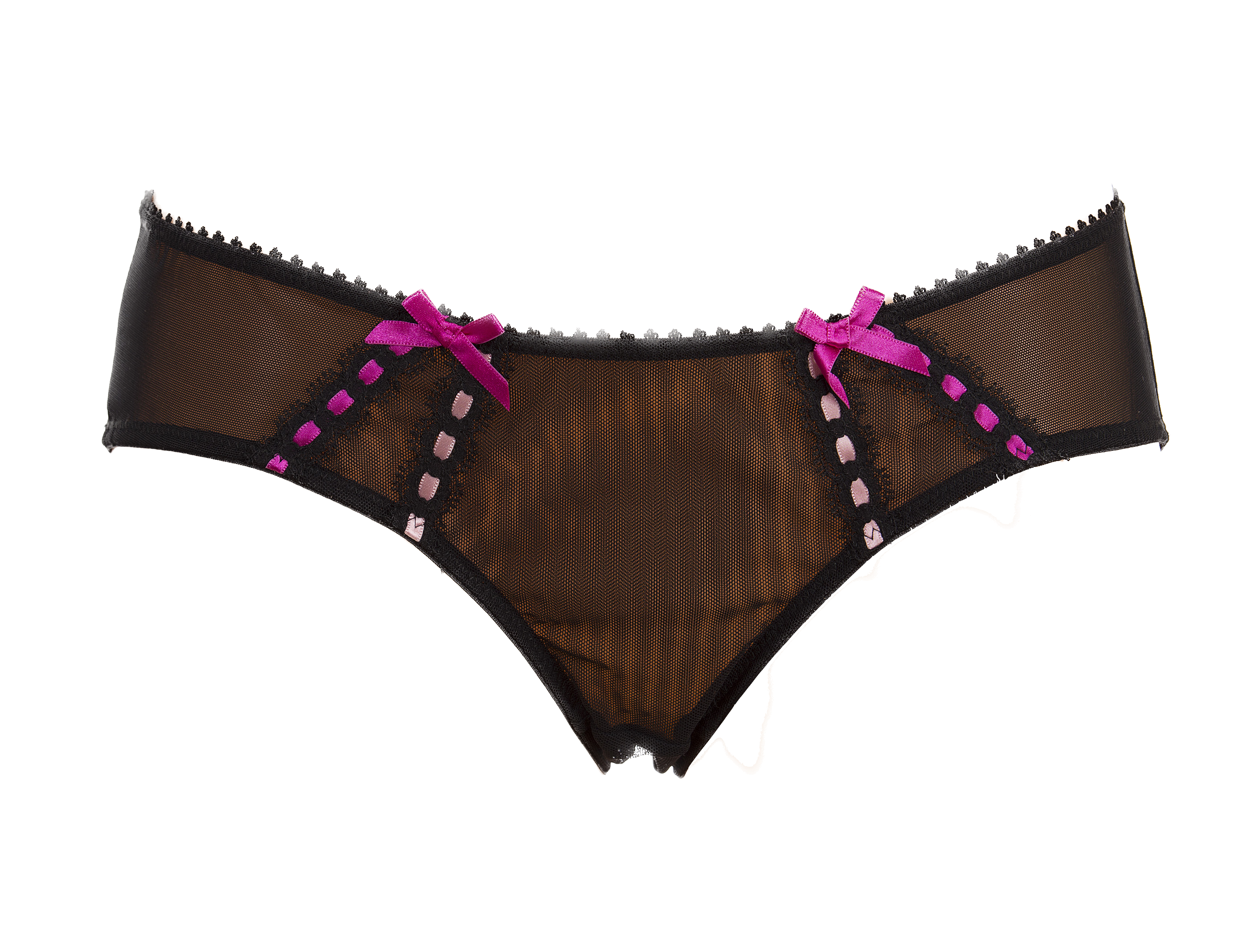 Black/Pink Lace Pants