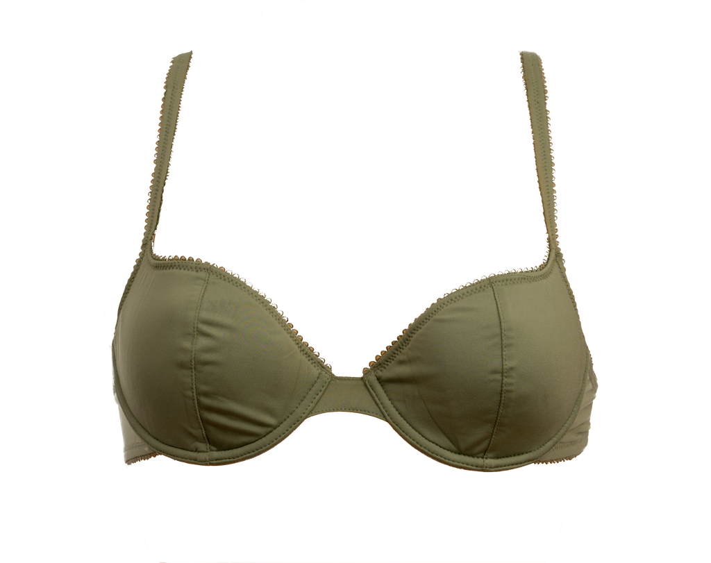 Olive T-Shirt Bra