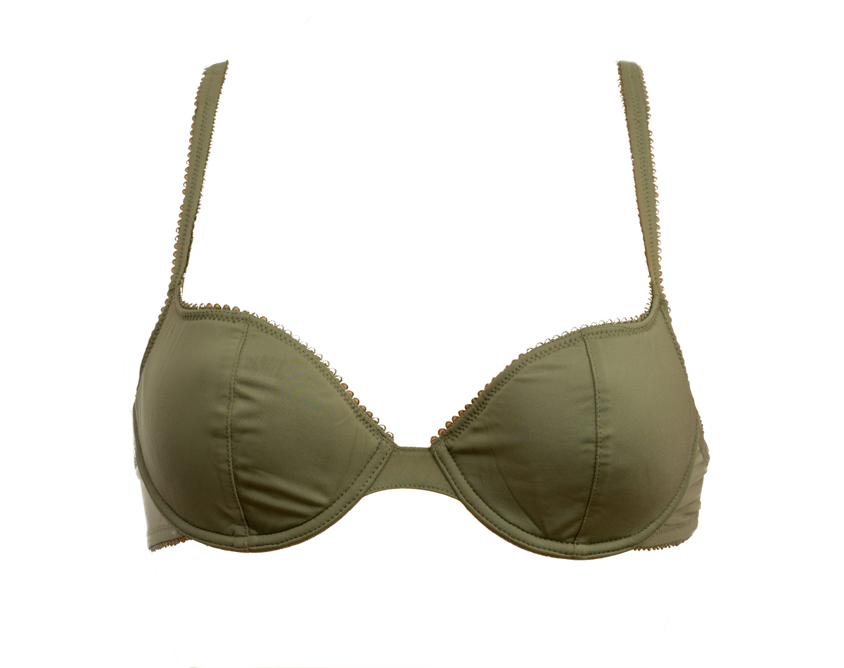 Olive T-Shirt Bra