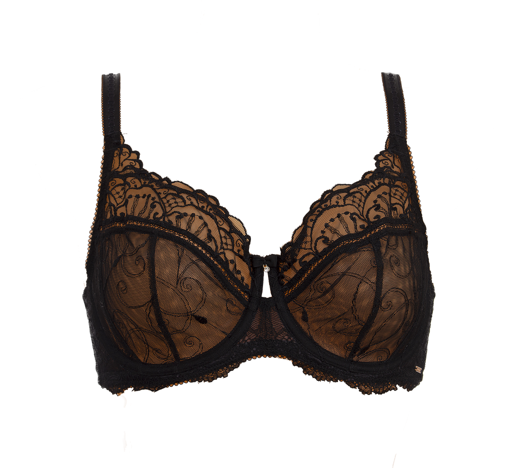 Black Lace Bra