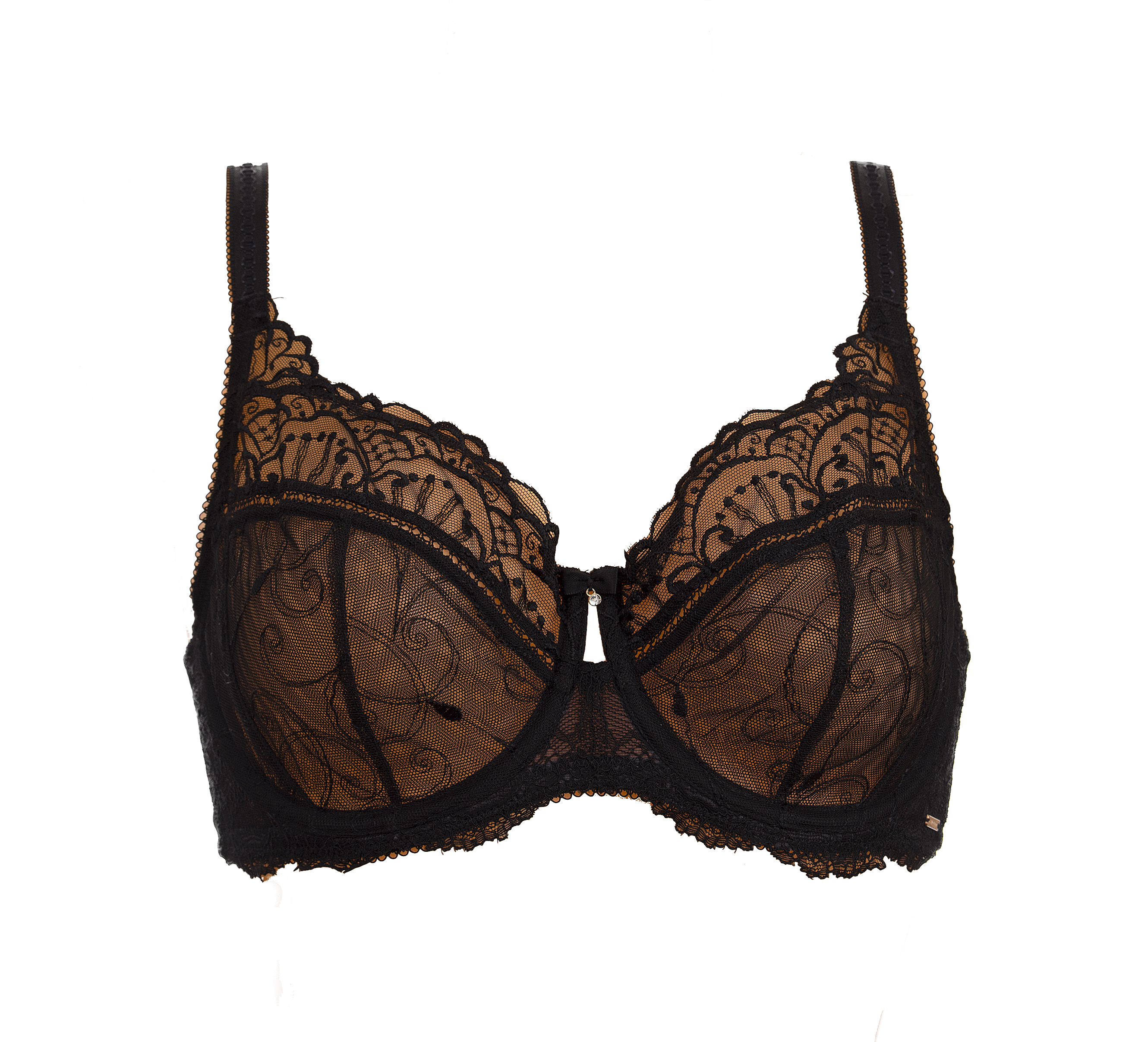 Black Lace Bra