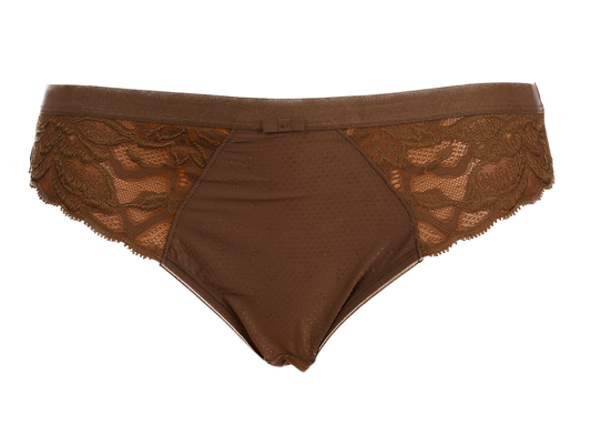 Brown Lace Pants