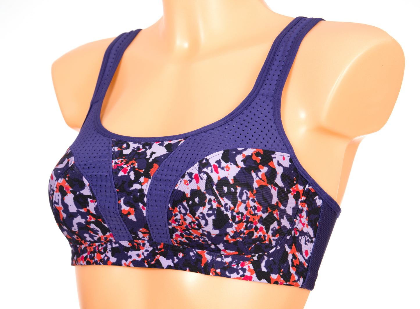 Abstract print Sports Bra